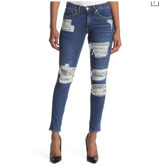 Ramy Brook Naomi distressed sequined ankle size 27 jeans - Picture 1 of 8